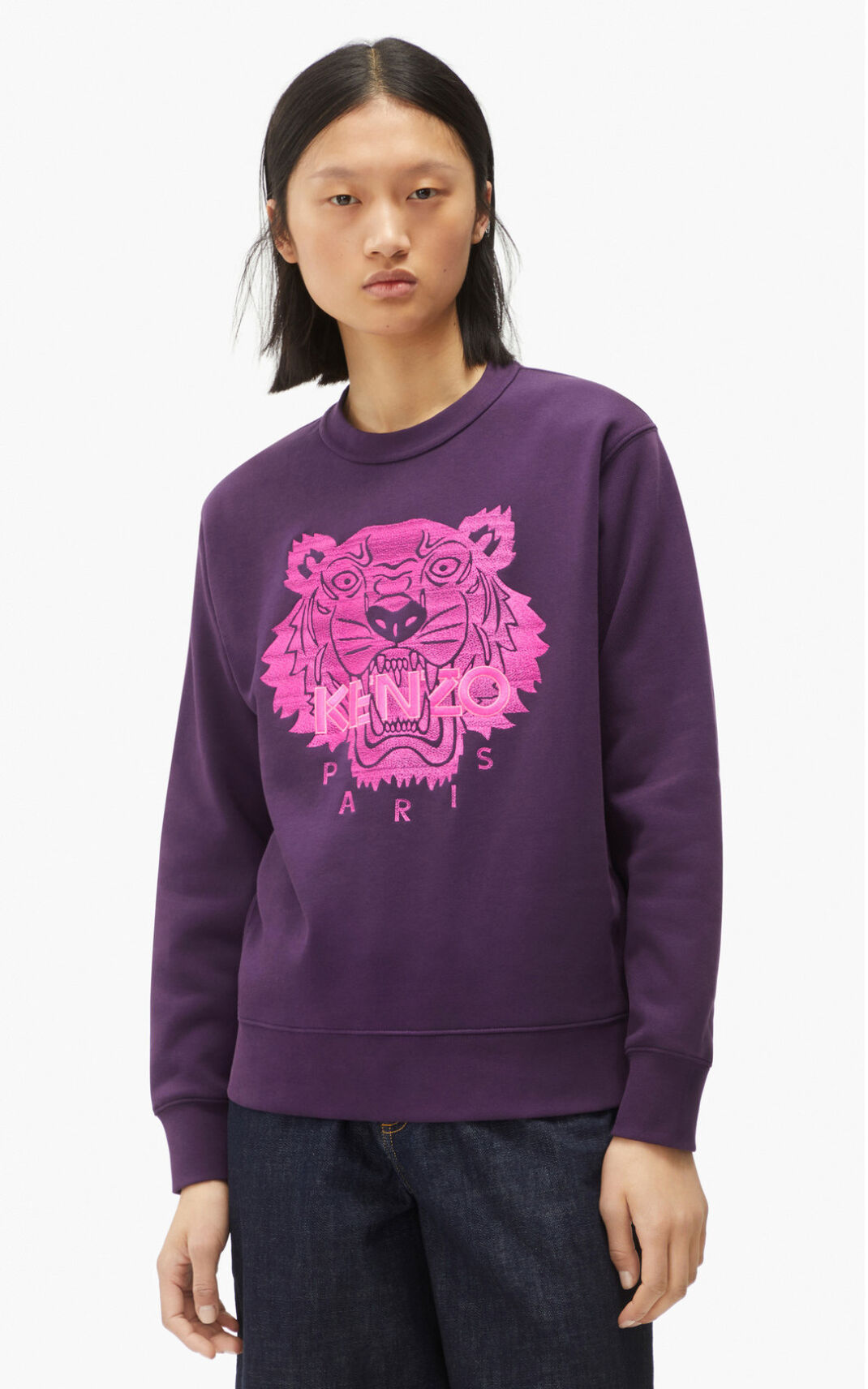 Kenzo sweatshirt dam rosa hotsell